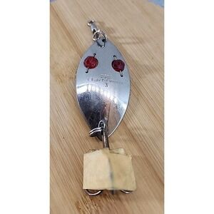 VINTAGE Gibbs LUCKY STRIKE RED EYE Wiggler FISHING LURE PIKE MUSKY LURE‎